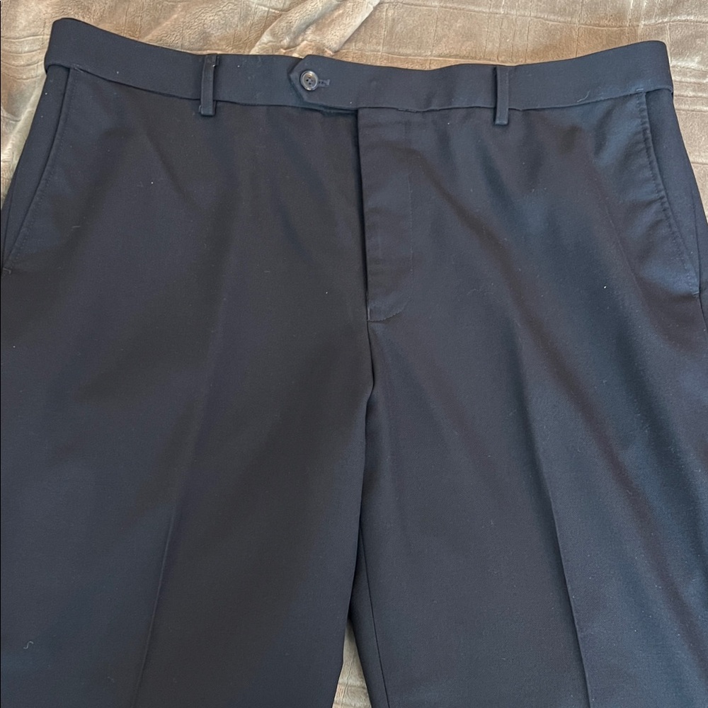 Men's Black Wool Dress Pants - size 40R